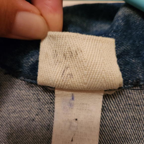 Vintage Roughider by circle T heavy demin coat jacket size L - Picture 3 of 4